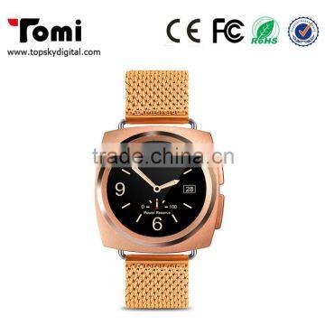 Smart Watch Metal/leather Band Bluetooth Sync to Your Phone Call,message Remind , Pedometer,sleep Monitor, TF Card Support photo-6