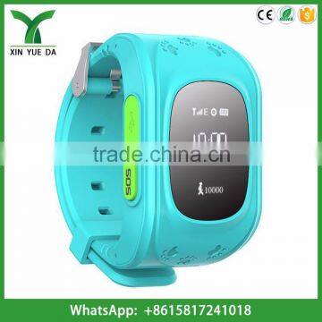 High quality q50 kids gps watch gsm sos emergency phone