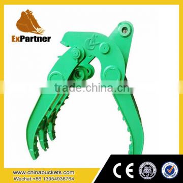 hydraulic grapple, hydraullic log grapple, stone grab