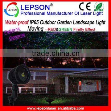 Red and Green laser color Dynamic IP65 waterproof garden laser light/outdoor waterproof laser light/landscape laser light