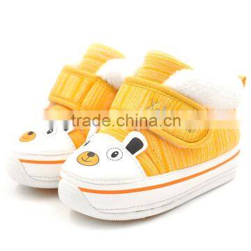 2016 New Style Kids Shoes Baby Girls Lovely Soft Bottom Winter Warm Shoes Cotton Shoes