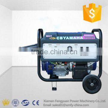 High Quality Small Size and Light Weight Hand Start Single Phase 6.5kw/8kva Portable EF7660TE Gasoline Air Cooled Generator photo-2