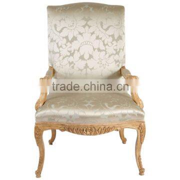 2016 latest design luxury solid wood chair louis chair for sale