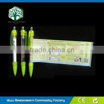 Funny Pens For Promotion, Pull Out Pen With Banner, Make Paper Pen