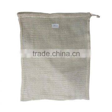 Organic Cotton Mesh drawstring bag