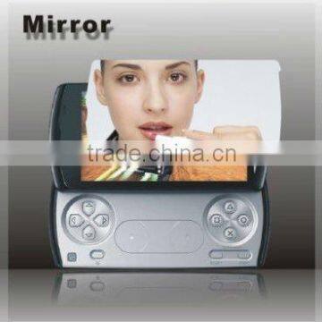Durable clear mirror Video game player screen protector for SE Xperia play