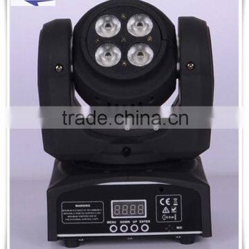 DJ Promotional Portable WASH 8 PCS 10W high power RGBW LED 80w led mini sharpy moving head light