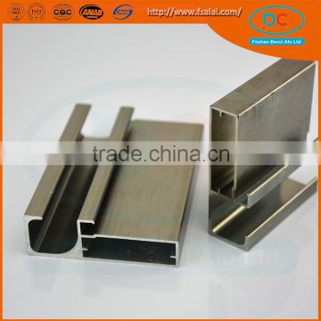 6000 series aluminum extruded profile for sliding wardrobes