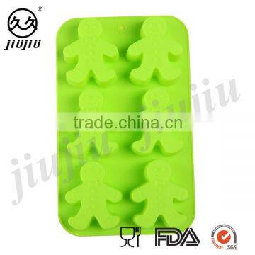 Christams Snowman Shape Silicone Ice Cube Tray/baking Mold photo-2
