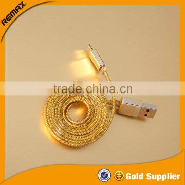 REMAX Golden usb charger data cable for android mobile phone