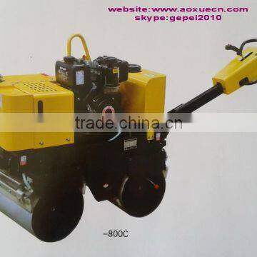 High quality double drum hydraulic concrete construction road roller