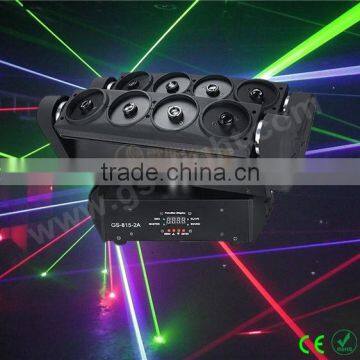 Hot sale RGB spider laser moving head light