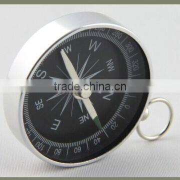 IMAGINE Silver Metal Pocket Outdoor Compass With Keychain photo-5