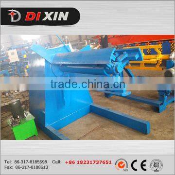 whole life after sale service 3 tons automatic metal sheet coil decoiler machine