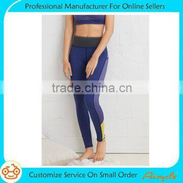 Wholesale woman sport pants great stretch nylon and spandex ladies yoga pants