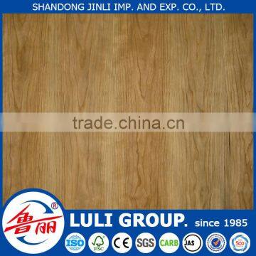 Hot Sale! Luli Group Best MDFCherry Wood Veneer Panel, Cherry Veneer MDF with CE CARB FSC SGS ISO Certificated for sale