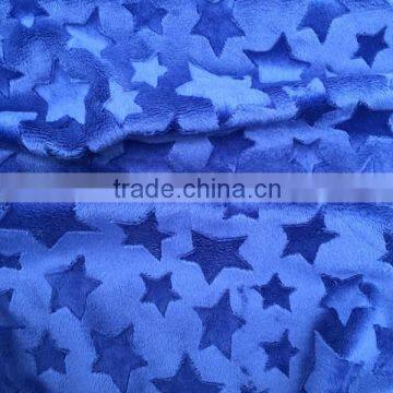 Made in China skin friendly washable soft star cuddle fabric