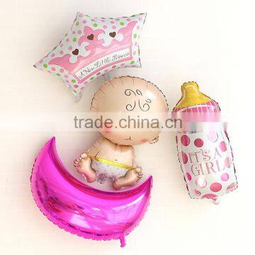 J082401inflatable Balloon Aluminium Foil Balloons, Red/blue Baby Nipple Balloon for Kids photo-3