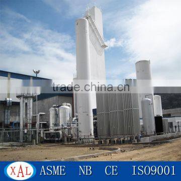 Cryogenic Air Separation Plant with Oxygen, Nitrogen and Argon