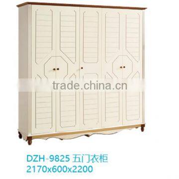 White Wooden Wardrobe for Mediterranean Style Bedroom Furniture Design photo-6