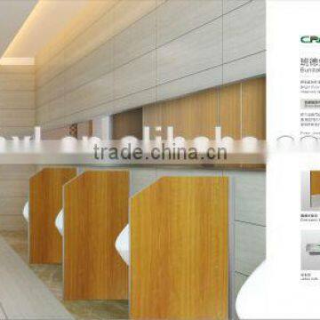 Compact board whole public toilet partition