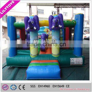 Elephant inflatable jumping bouncer for kids and adults