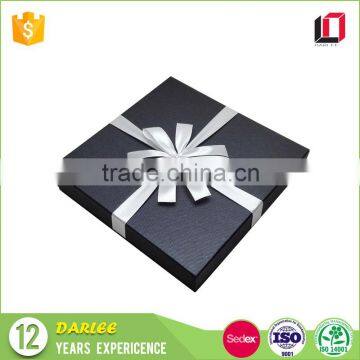 Wholesale China Factory Cardboard Paper Custom Printing Luxury t Shirt Packaging Box With Ribbon