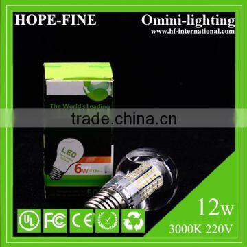 2015 New Invented 360 Degree LED Bulb 12W Cooling System Cooled LED Bulbs CCT 3000K-6500K