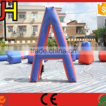 China Sport Inflatable Speedball Bunkers With UL Pump
