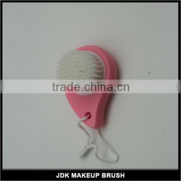 Free sample face cleaning brush Plastic Face Cleanser Brush with clear PVC BOX Storage