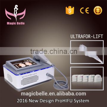 1.0-10mm 2016 CE Certificated HIFU Machine Facial Lifting Wrinkle Removal Hifu Machine With 5 Heads For Salon High Focused Ultrasonic