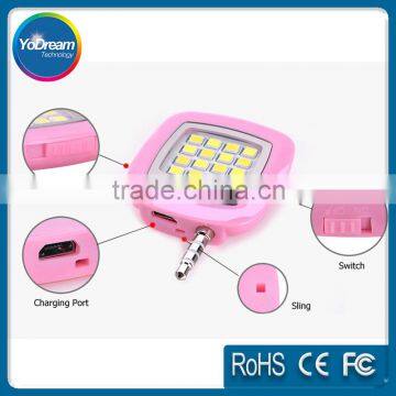 2016 New Arrival Portable Mini Selfie Flash Light Iblazr Smartphone Flash Light for Mobile Phone IPad Tablet Phone
