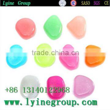 Red Yellow Green Blue Colorful Glow in the Dark Garden Pebble Paving Gravel Crushed Stones photo-5