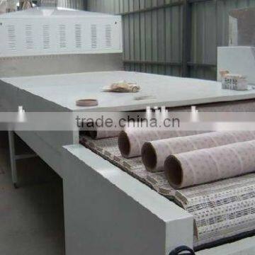 Paper tube industrial microwave dryer machine