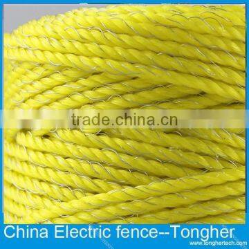 Portable electric fence neting polywire 5.0mm for electrical fence