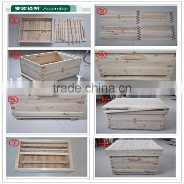 2015 hot sell and very popular dadant beehive from manufacturer