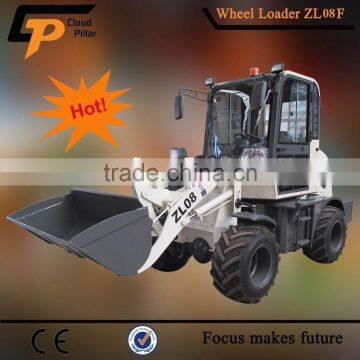 cheap good 4WD mini wheel loader ZL08F