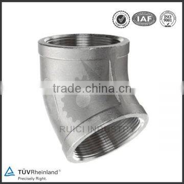 Female galvanized stainless steel 120 degree pipe fitting