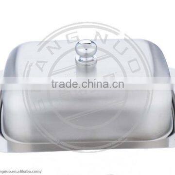 FDA Stainless steel butter tray with lid