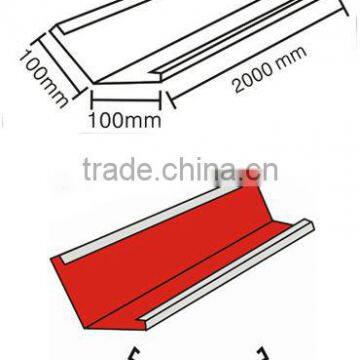 metal roofing sheet valley tray