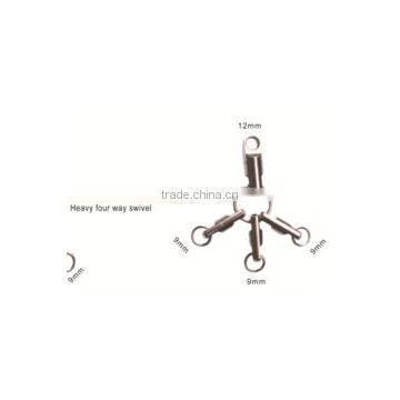 High quality brass heavy 4-way fishing swivel