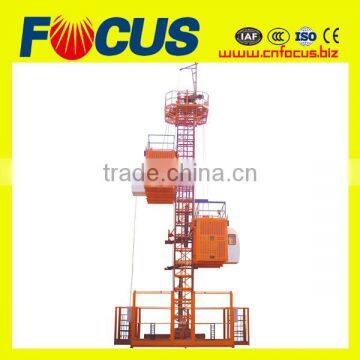 Shanghai Bauma double cabin construction elevator SC200/200