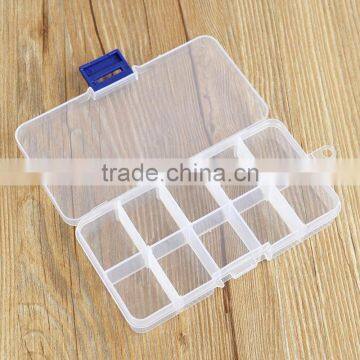 Practical DIY Tools Packaging Box 10 Grids Slots Electronic Spare Part Removable Storage Box