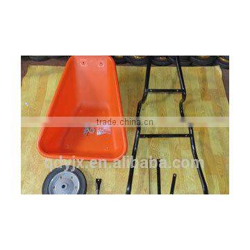 Garden Wheelbarrow WB3800 With Zinc Steel Trolley and Metal Rim photo-4