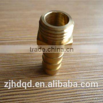 CNC Brass Male Straight Hose Barb Fitting , Hose Oupling photo-5