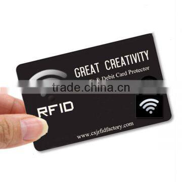 Eco-friendly Material RFID Blocking Protector for ID Card