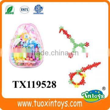 Plastic Snowflake DIY Building Blocks Toys New Creative Puzzle Toys for Kids photo-4