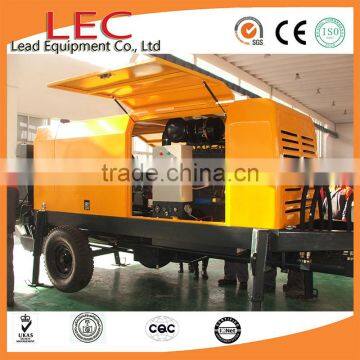 HBT30-10D Hydraulic Small Diesel Trailer-mounted Concrete Trailer Pump photo-2