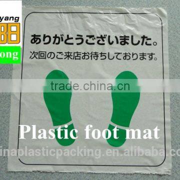 Printed PE Plastic Disposable Car Floor Mat photo-2