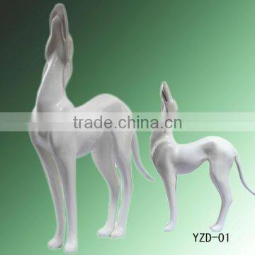 Wholesale fiberglass dog statue cheap price